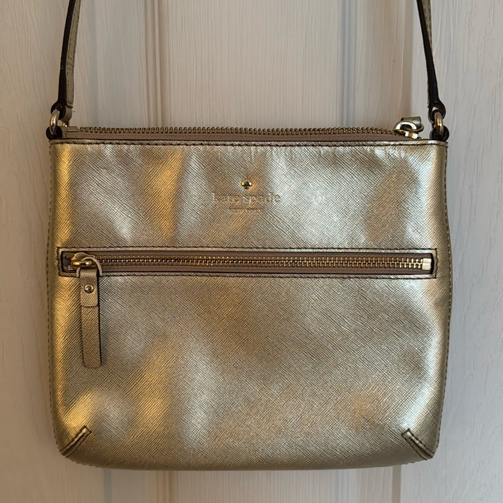 Kate Spade Gold Crossbody Bag